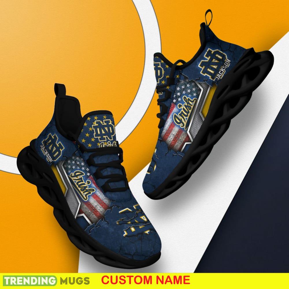 Personalized Notre Dame Fighting Irish Sport Team Running Sneakers For Fans Gift New Max Soul Shoes Max Soul Personalized Notre Dame Fighting Irish Sport Team Running Sneakers For Fans Gift New Max Soul Shoes Max Soul