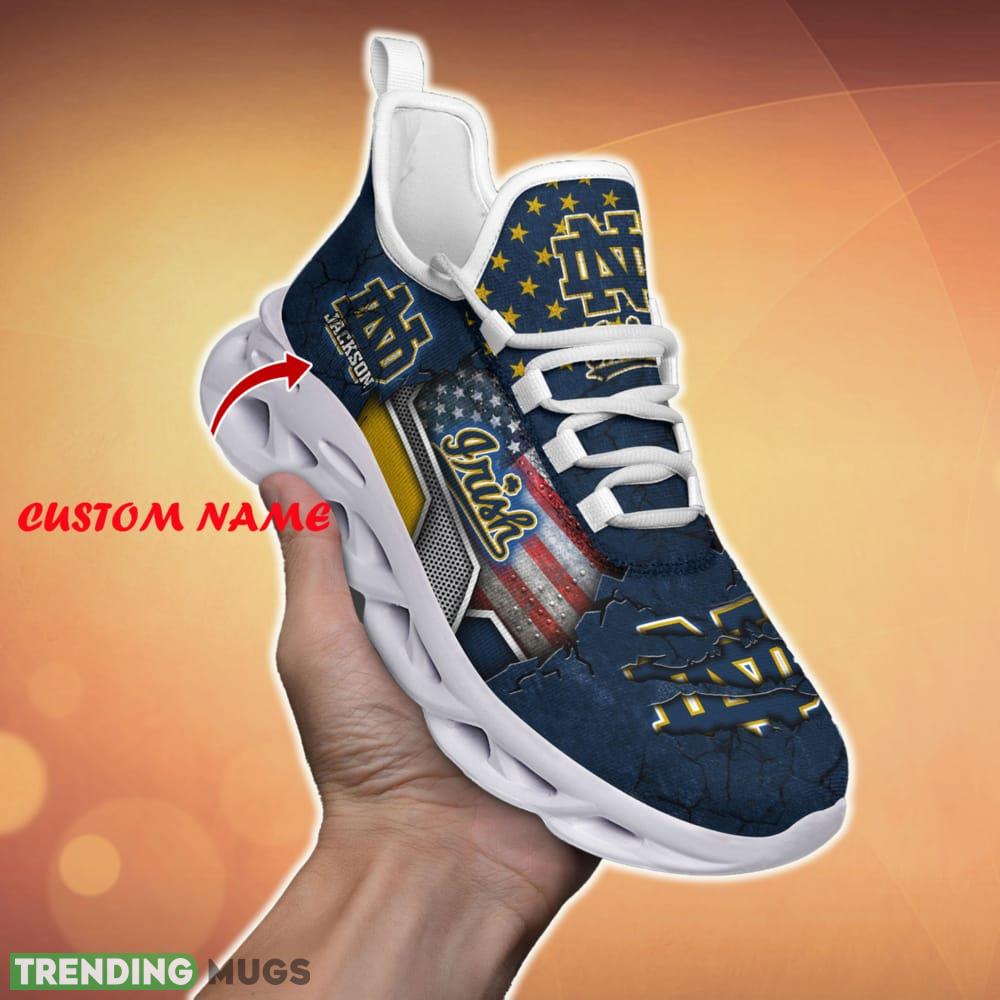 Personalized Notre Dame Fighting Irish Sport Team Running Sneakers For Fans Gift New Max Soul Shoes - Notre Dame Fighting Irish Sport Clunky Sneakers Custom Sport Shoes For Fan_1 Personalized Notre Dame Fighting Irish Sport Team Running Sneakers For Fans Gift New Max Soul Shoes - Notre Dame Fighting Irish Sport Clunky Sneakers Custom Sport Shoes For Fan_1