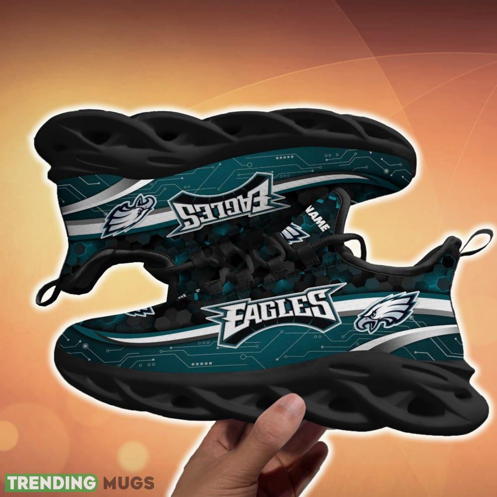 Personalized Philadelphia Eagles Football Team Team Running Sneakers For Fans Gift New Max Soul Shoes Max Soul Personalized Philadelphia Eagles Football Team Team Running Sneakers For Fans Gift New Max Soul Shoes Max Soul