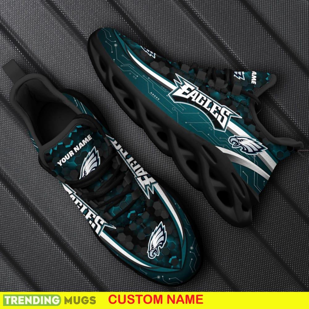 Personalized Philadelphia Eagles Football Team Team Running Sneakers For Fans Gift New Max Soul Shoes - Philadelphia Eagles Football Team Max Soul Shoes Custom Your Name_1 Personalized Philadelphia Eagles Football Team Team Running Sneakers For Fans Gift New Max Soul Shoes - Philadelphia Eagles Football Team Max Soul Shoes Custom Your Name_1