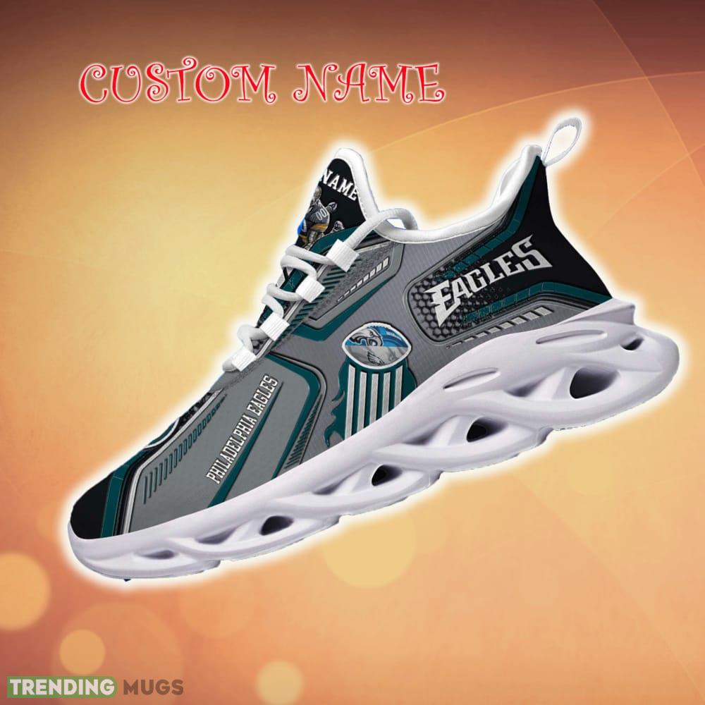 Personalized Philadelphia Eagles White C Sneakers Team Sports Sneakers For Fans Gift New Max Soul Shoes - Philadelphia Eagles White C Sneakers Personalized Your Name Sport Sneakers _1 Personalized Philadelphia Eagles White C Sneakers Team Sports Sneakers For Fans Gift New Max Soul Shoes - Philadelphia Eagles White C Sneakers Personalized Your Name Sport Sneakers _1