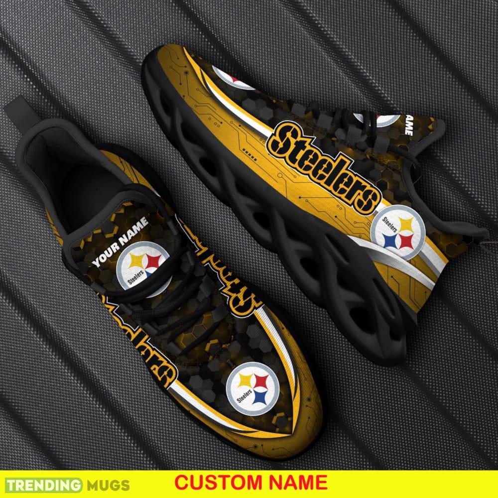Personalized Pittsburgh Steelers Football Team Team Running Sneakers For Fans Gift New Max Soul Shoes - Pittsburgh Steelers Football Team Max Soul Shoes Custom Your Name_1 Personalized Pittsburgh Steelers Football Team Team Running Sneakers For Fans Gift New Max Soul Shoes - Pittsburgh Steelers Football Team Max Soul Shoes Custom Your Name_1