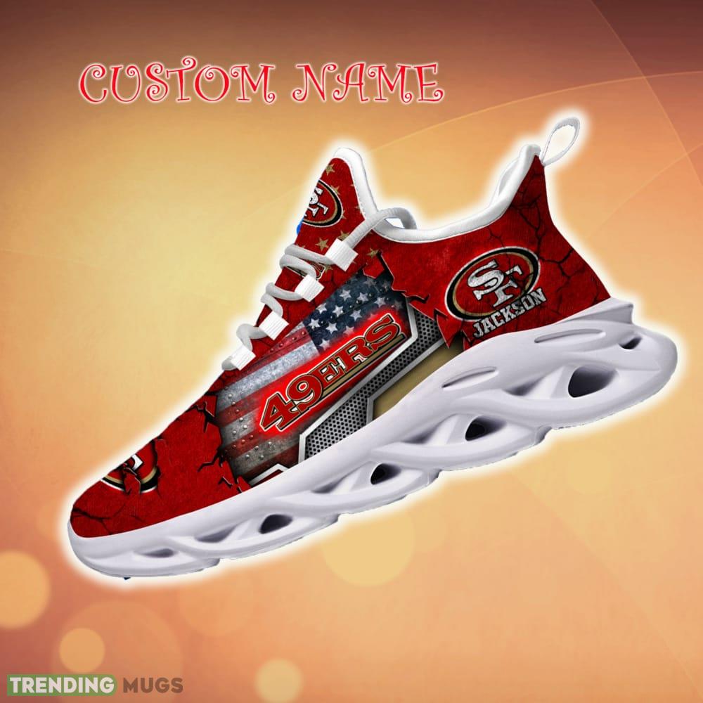 Personalized San Francisco 49ers Sport Team Running Sneakers For Fans Gift New Max Soul Shoes Max Soul Personalized San Francisco 49ers Sport Team Running Sneakers For Fans Gift New Max Soul Shoes Max Soul