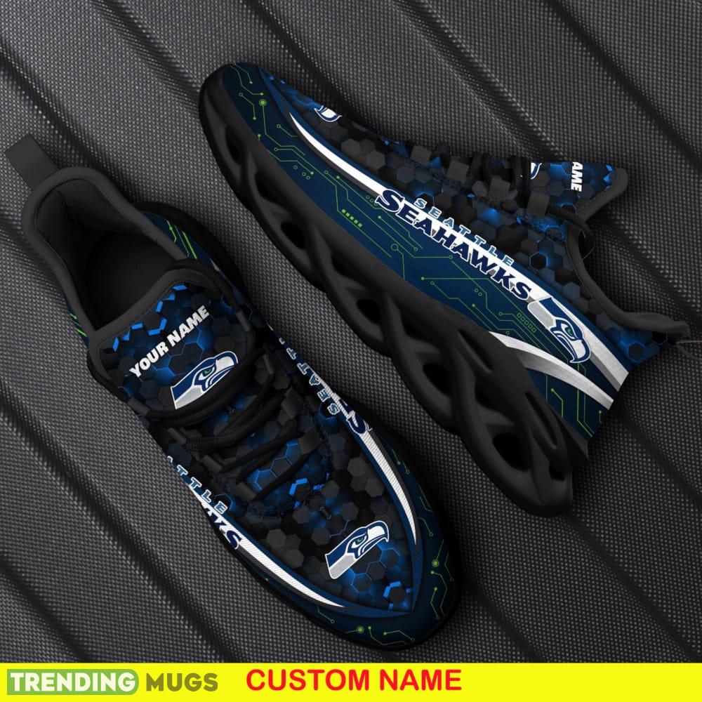 Personalized Seattle Seahawks Football Team Team Running Sneakers For Fans Gift New Max Soul Shoes - Seattle Seahawks Football Team Max Soul Shoes Custom Your Name_1 Personalized Seattle Seahawks Football Team Team Running Sneakers For Fans Gift New Max Soul Shoes - Seattle Seahawks Football Team Max Soul Shoes Custom Your Name_1