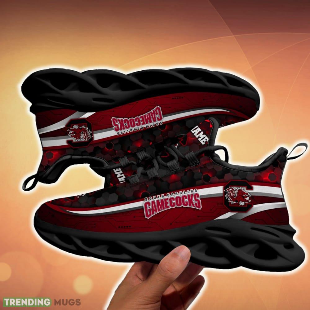 Personalized South Carolina Gamecocks Black Team Sports Sneakers For Fans Gift New Max Soul Shoes Max Soul Personalized South Carolina Gamecocks Black Team Sports Sneakers For Fans Gift New Max Soul Shoes Max Soul