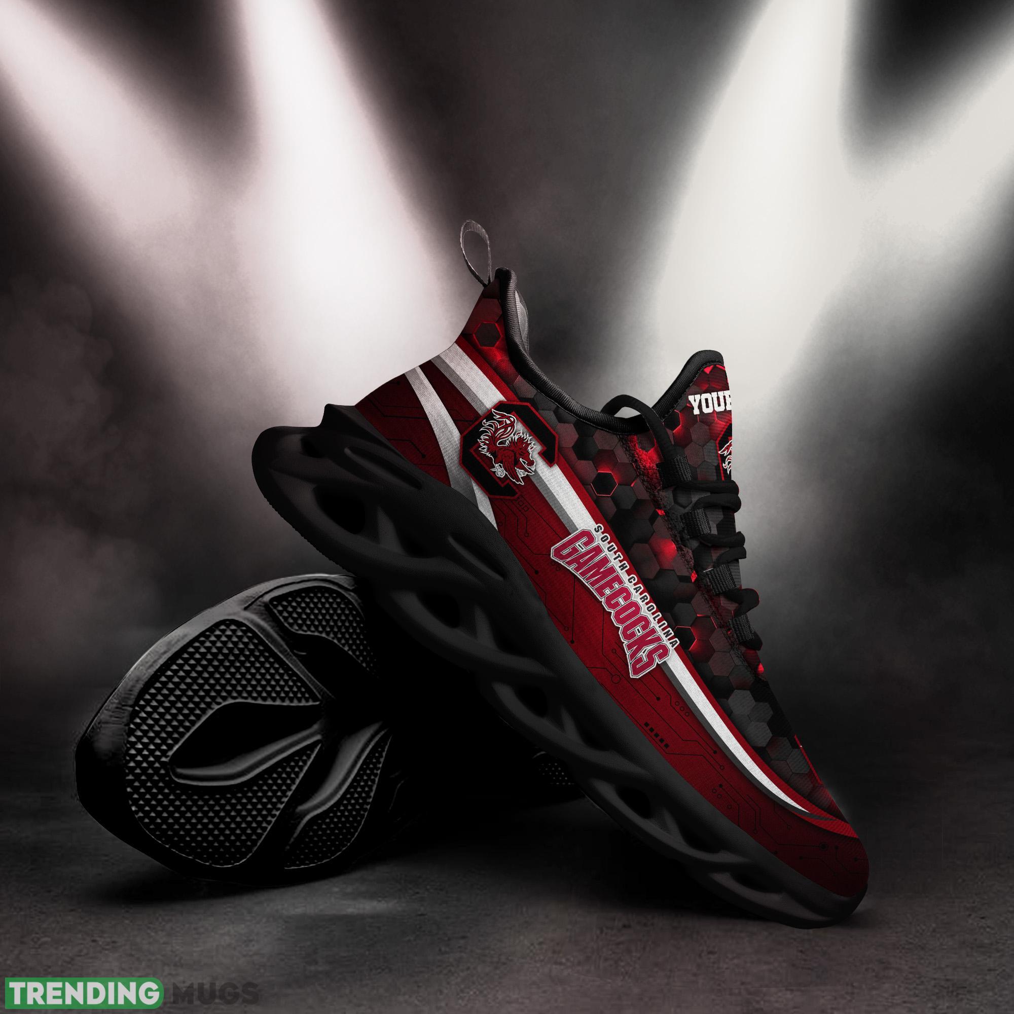 Personalized South Carolina Gamecocks Black Team Sports Sneakers For Fans Gift New Max Soul Shoes Max Soul Personalized South Carolina Gamecocks Black Team Sports Sneakers For Fans Gift New Max Soul Shoes Max Soul