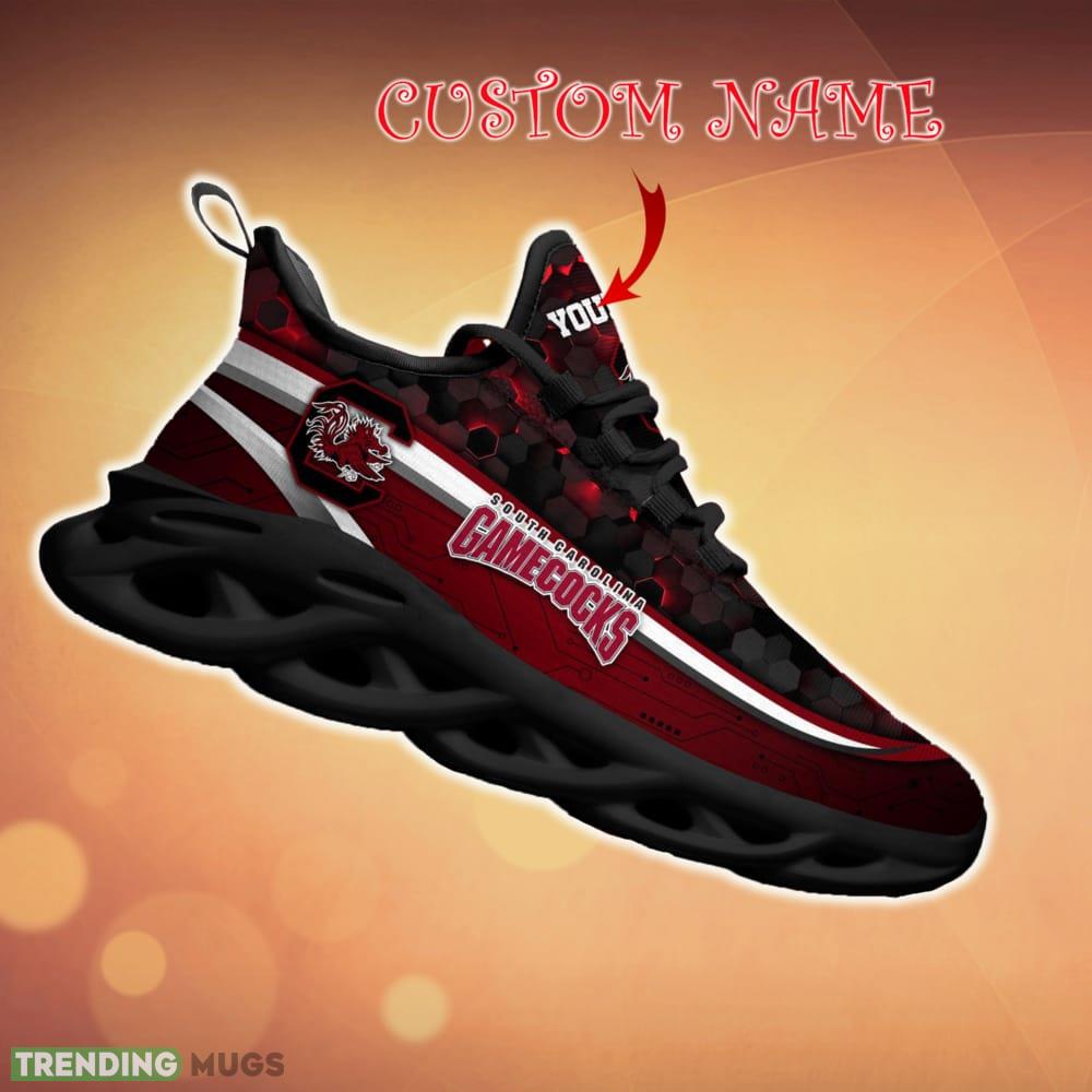 Personalized South Carolina Gamecocks Black Team Sports Sneakers For Fans Gift New Max Soul Shoes Max Soul Personalized South Carolina Gamecocks Black Team Sports Sneakers For Fans Gift New Max Soul Shoes Max Soul