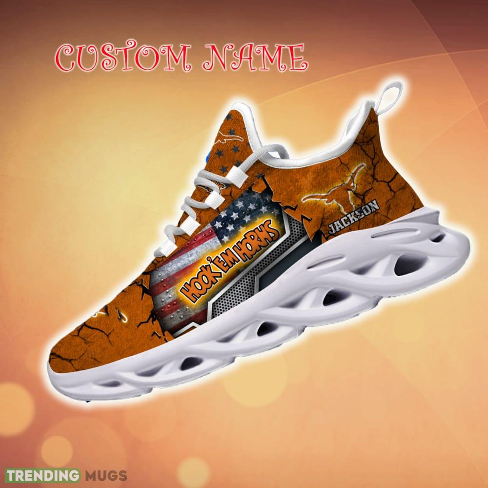 Personalized Texas Longhorns Sport Team Running Sneakers For Fans Gift New Max Soul Shoes Max Soul Personalized Texas Longhorns Sport Team Running Sneakers For Fans Gift New Max Soul Shoes Max Soul