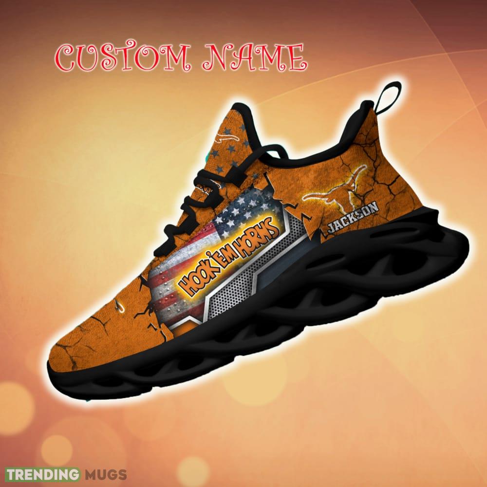 Personalized Texas Longhorns Sport Team Running Sneakers For Fans Gift New Max Soul Shoes Max Soul Personalized Texas Longhorns Sport Team Running Sneakers For Fans Gift New Max Soul Shoes Max Soul