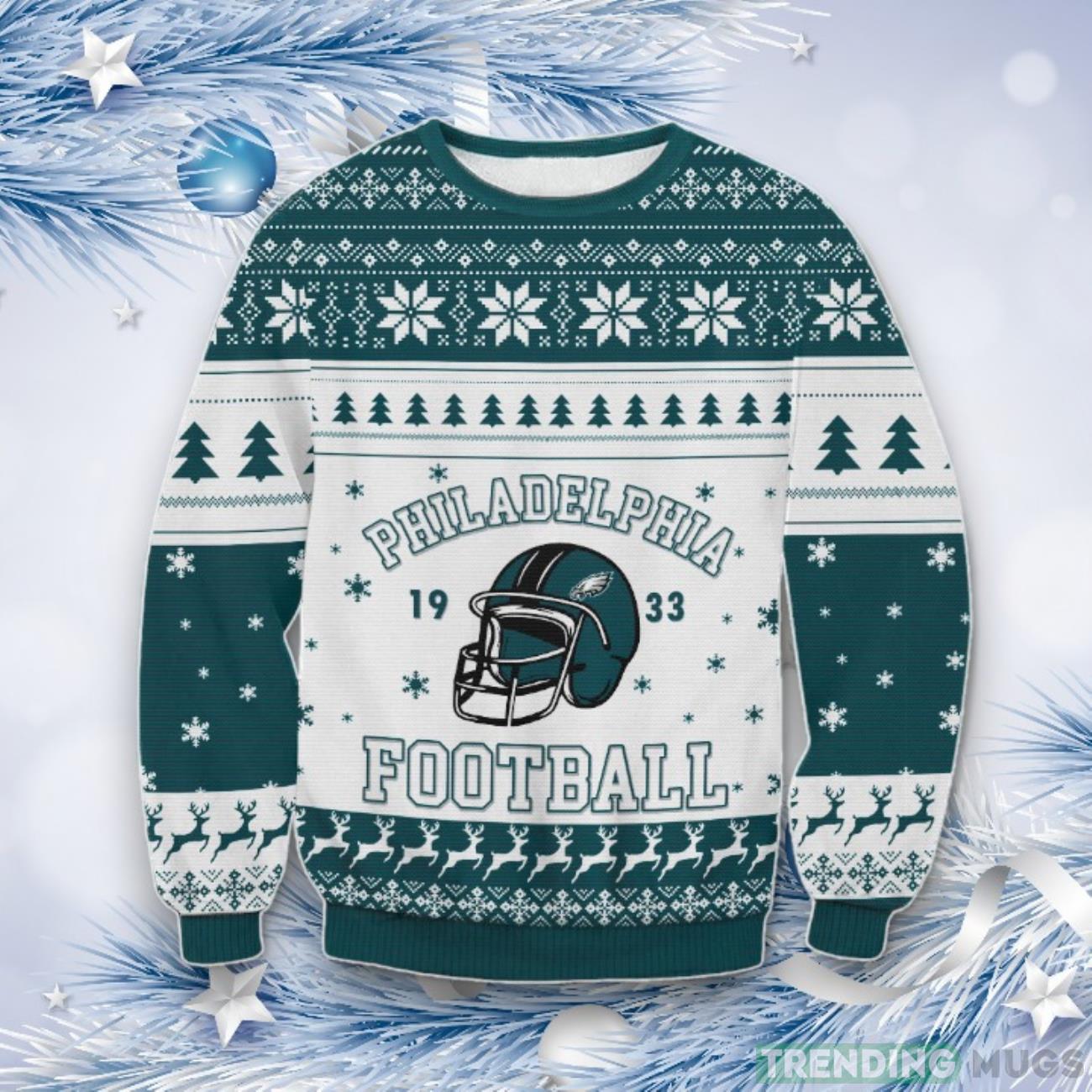 Philadelphia FootballUgly Christmas Sweater For Men Women Product Photo 1 Philadelphia FootballUgly Christmas Sweater For Men Women Product Photo 1