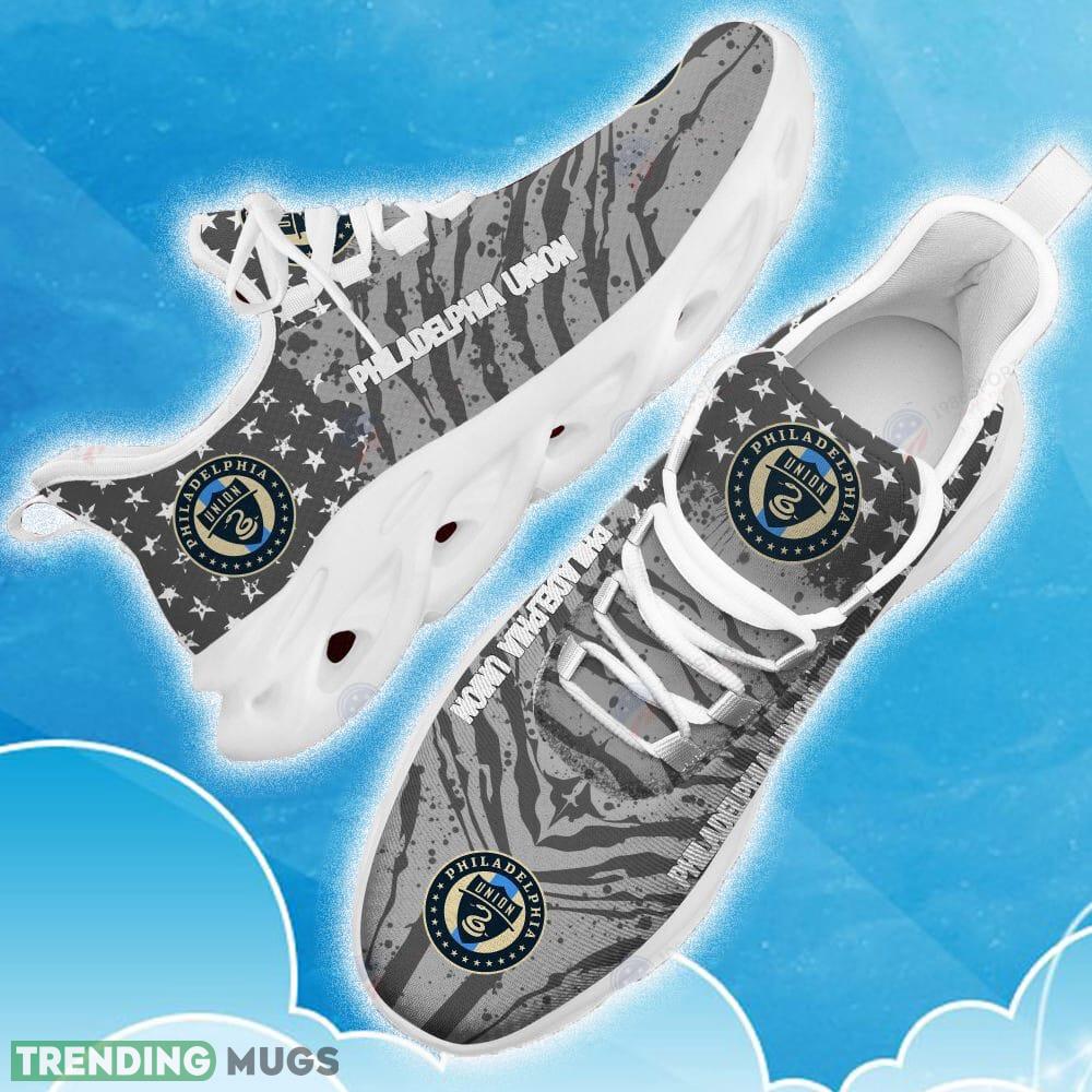 Philadelphia Union Grey New Chunky Shoes Camo Logo Printed For Men And Women Gift Fans Max Soul Sneakers - Philadelphia Union Clunky Sneakers Photo 13 Philadelphia Union Grey New Chunky Shoes Camo Logo Printed For Men And Women Gift Fans Max Soul Sneakers - Philadelphia Union Clunky Sneakers Photo 13