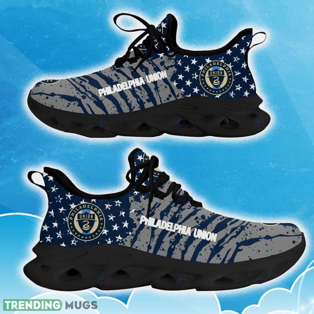 Philadelphia Union Navy New Chunky Shoes Camo Logo Printed For Men And Women Gift Fans Max Soul Sneakers Max Soul Philadelphia Union Navy New Chunky Shoes Camo Logo Printed For Men And Women Gift Fans Max Soul Sneakers Max Soul