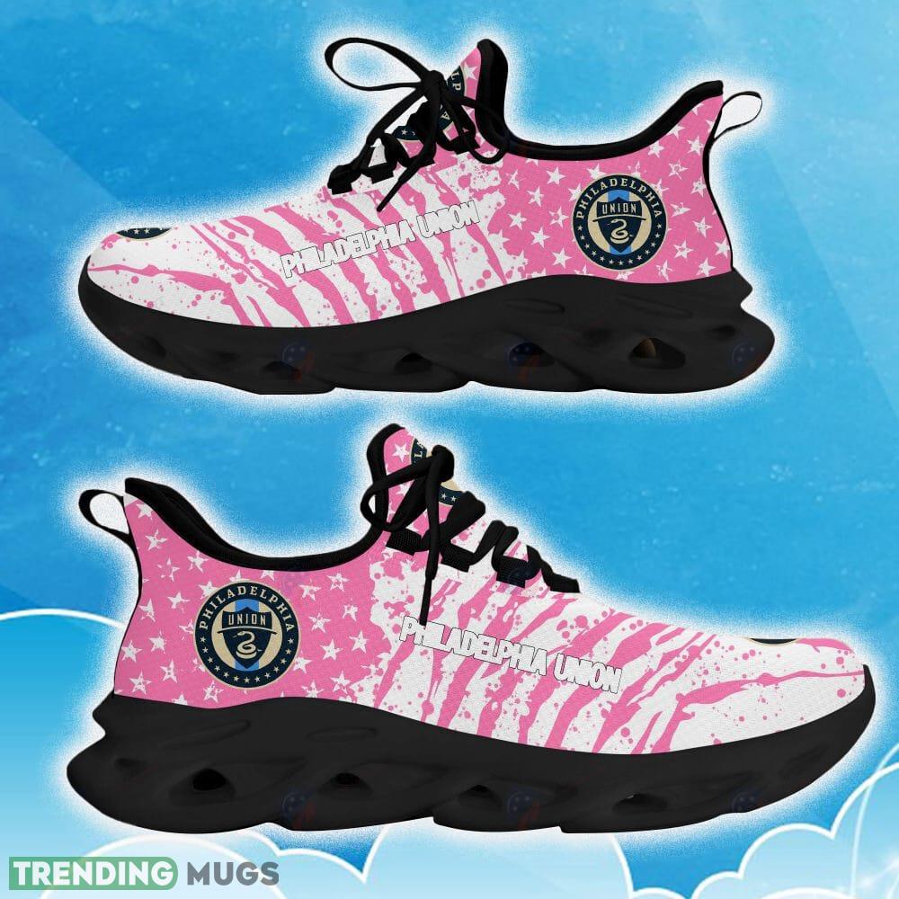 Philadelphia Union Pink New Chunky Shoes Camo Logo Printed For Men And Women Gift Fans Max Soul Sneakers - Philadelphia Union Clunky Sneakers Photo 10 Philadelphia Union Pink New Chunky Shoes Camo Logo Printed For Men And Women Gift Fans Max Soul Sneakers - Philadelphia Union Clunky Sneakers Photo 10