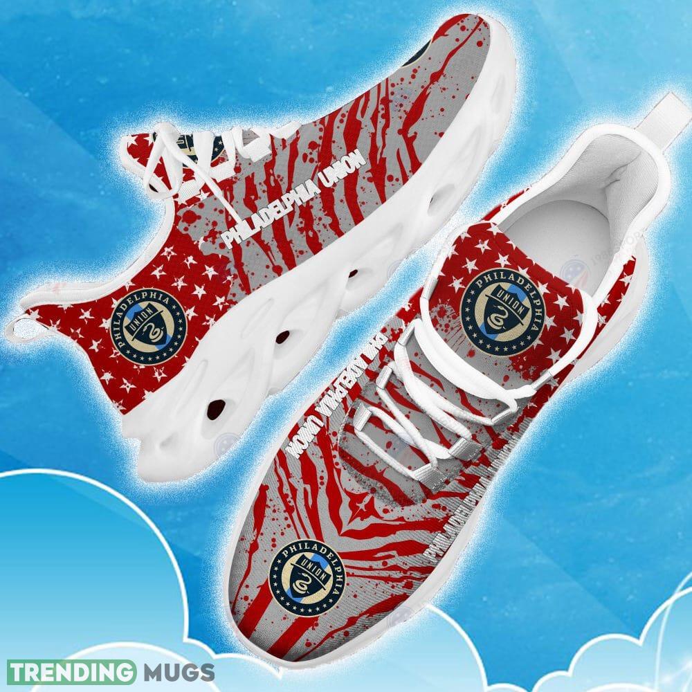 Philadelphia Union Red New Chunky Shoes Camo Logo Printed For Men And Women Gift Fans Max Soul Sneakers - Philadelphia Union Clunky Sneakers Photo 15 Philadelphia Union Red New Chunky Shoes Camo Logo Printed For Men And Women Gift Fans Max Soul Sneakers - Philadelphia Union Clunky Sneakers Photo 15