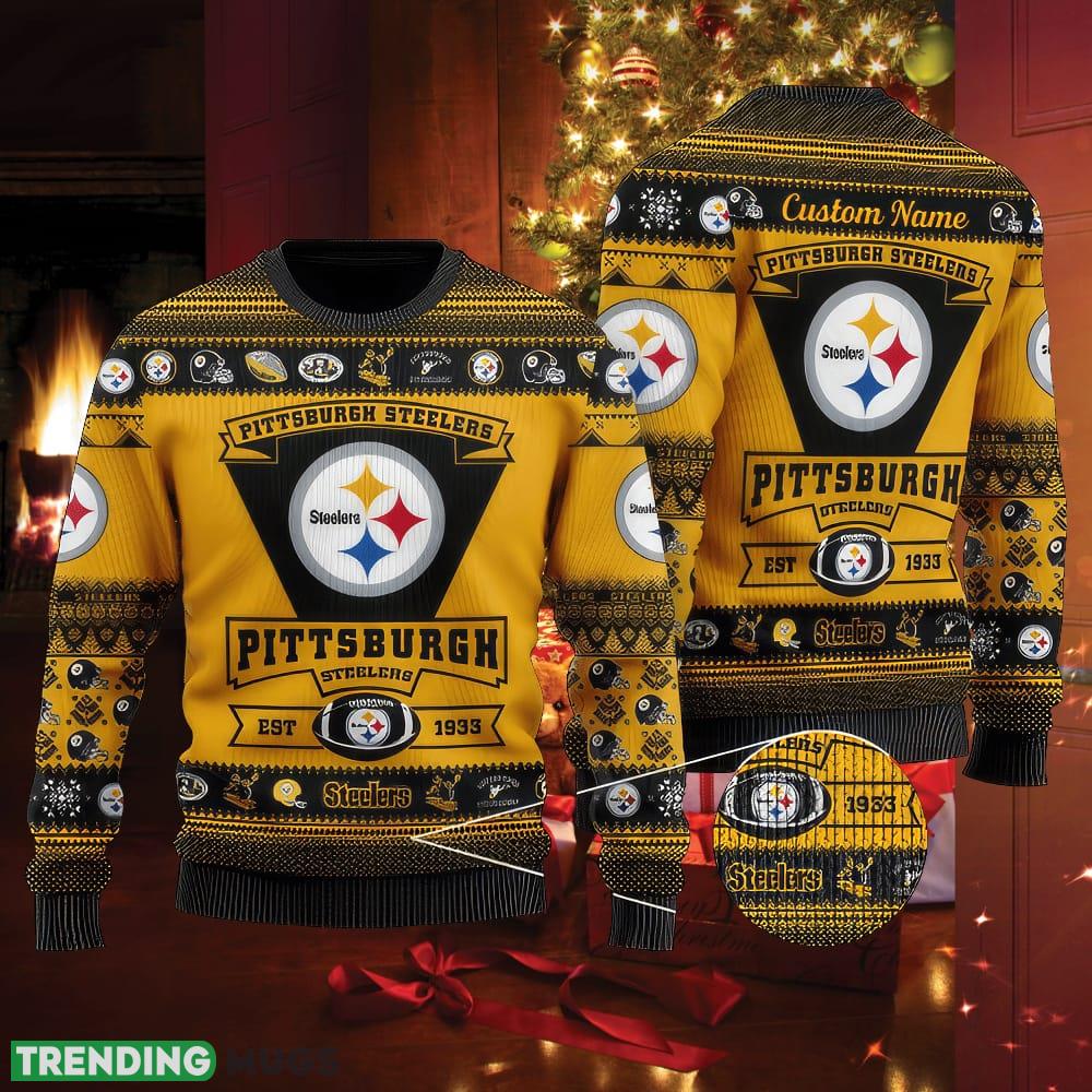 Pittsburgh SteelSan Francisco 49ers Football Team Logo Knitted Christmas Sweater Trend Custom Name - Pittsburgh SteelSan Francisco 49ers Football Team Logo Knitted Christmas Sweater Trend Custom Name Pittsburgh SteelSan Francisco 49ers Football Team Logo Knitted Christmas Sweater Trend Custom Name - Pittsburgh SteelSan Francisco 49ers Football Team Logo Knitted Christmas Sweater Trend Custom Name