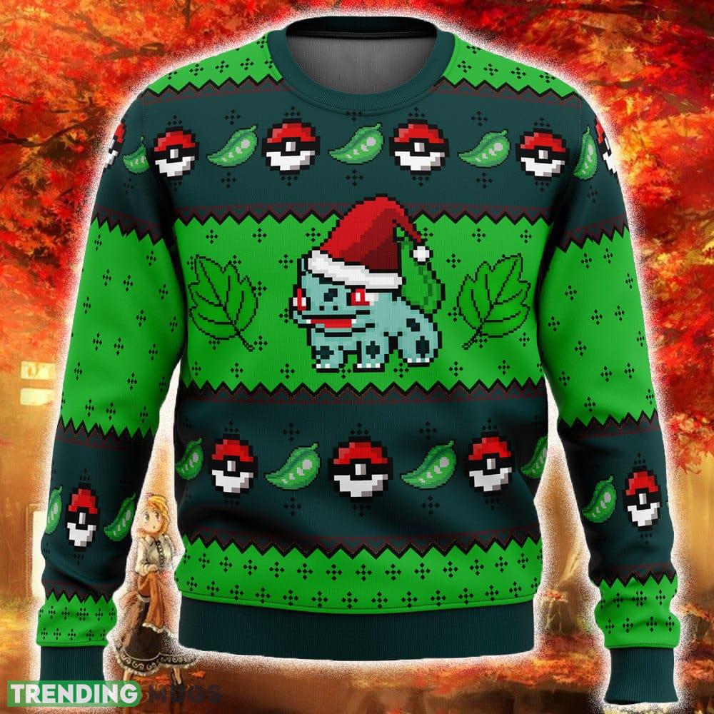Pokemon Bulbasaur Ugly Christmas Sweater Funny Gift For Men And Women Fans - Pokemon Bulbasaur Ugly Christmas Sweater Funny Gift For Men And Women Fans Pokemon Bulbasaur Ugly Christmas Sweater Funny Gift For Men And Women Fans - Pokemon Bulbasaur Ugly Christmas Sweater Funny Gift For Men And Women Fans