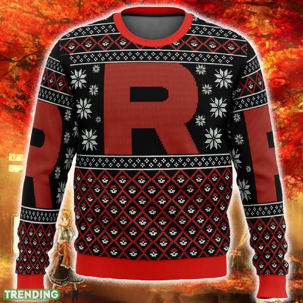Pokemon Team Rocket Red Black Ugly Christmas Sweater Funny Gift For Men And Women Fans - Pokemon Team Rocket Red Black Ugly Christmas Sweater Funny Gift For Men And Women Fans Pokemon Team Rocket Red Black Ugly Christmas Sweater Funny Gift For Men And Women Fans - Pokemon Team Rocket Red Black Ugly Christmas Sweater Funny Gift For Men And Women Fans