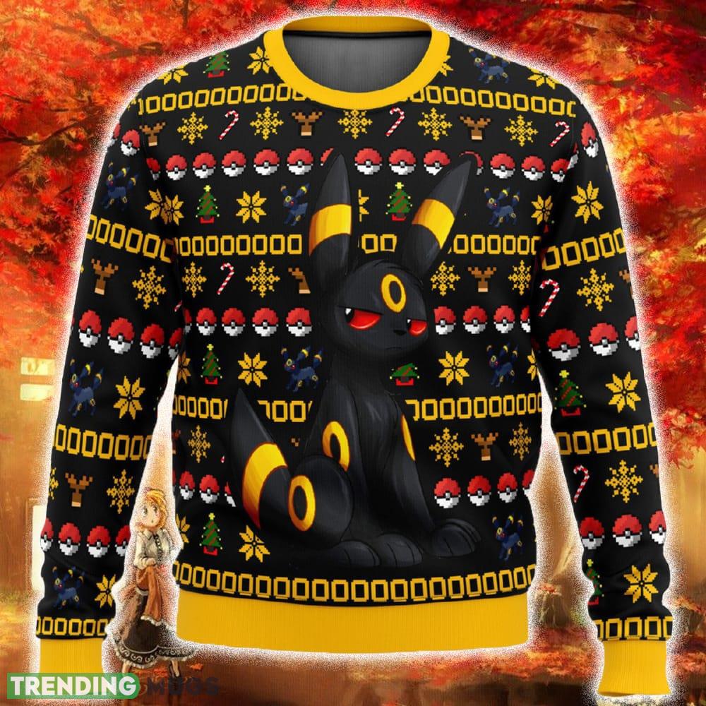 Pokemon Umbreon Ugly Christmas Sweater Funny Gift For Men And Women Fans - Pokemon Umbreon Ugly Christmas Sweater Funny Gift For Men And Women Fans Pokemon Umbreon Ugly Christmas Sweater Funny Gift For Men And Women Fans - Pokemon Umbreon Ugly Christmas Sweater Funny Gift For Men And Women Fans
