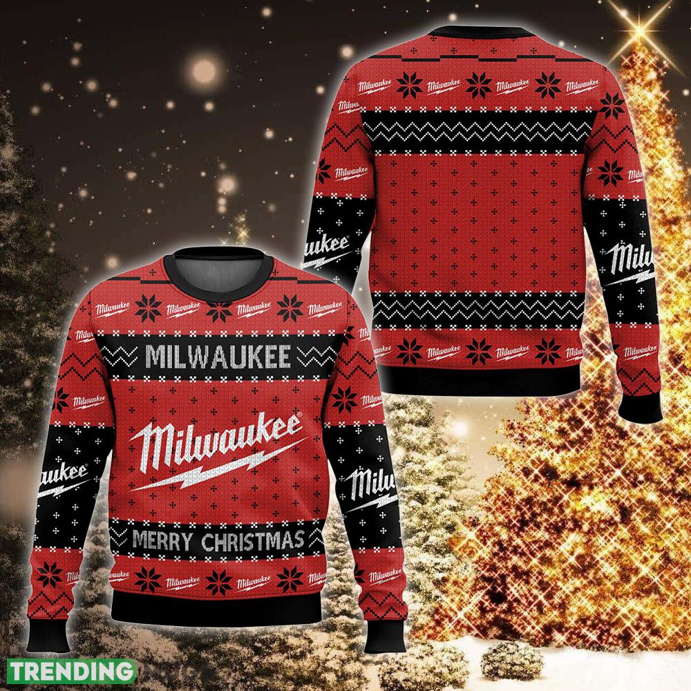 Power Tools Milwaukee Logo Style Christmas Ugly Sweater AOP For Men And Women - Power Tools Milwaukee New Style 2023 Ugly Christmas Sweater For Men And Women Photo 1 Power Tools Milwaukee Logo Style Christmas Ugly Sweater AOP For Men And Women - Power Tools Milwaukee New Style 2023 Ugly Christmas Sweater For Men And Women Photo 1