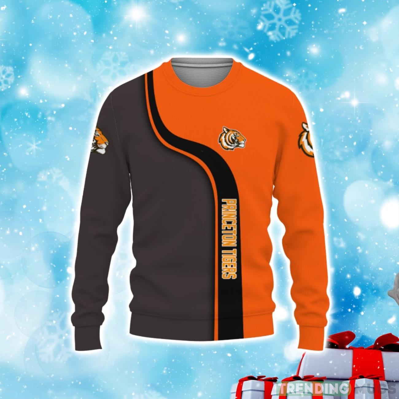 Princeton Tigers American Sports Teams Christmas Sweater Product Photo 1 Princeton Tigers American Sports Teams Christmas Sweater Product Photo 1