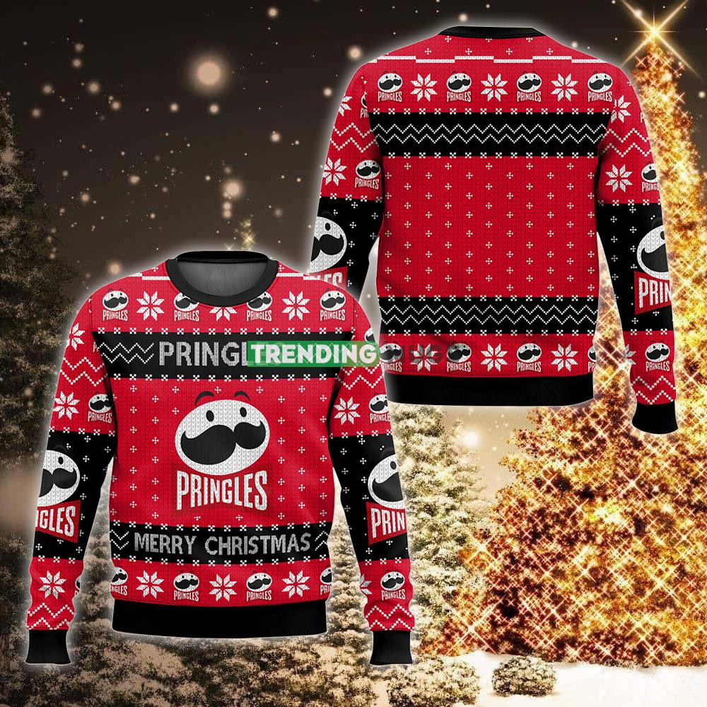  Pringles Snack Brand New Style 2023 Knitted 3D Sweater Trendy For Christmas - Pringles Snack Brand Ugly Christmas Sweater For Men And Women Photo 1
