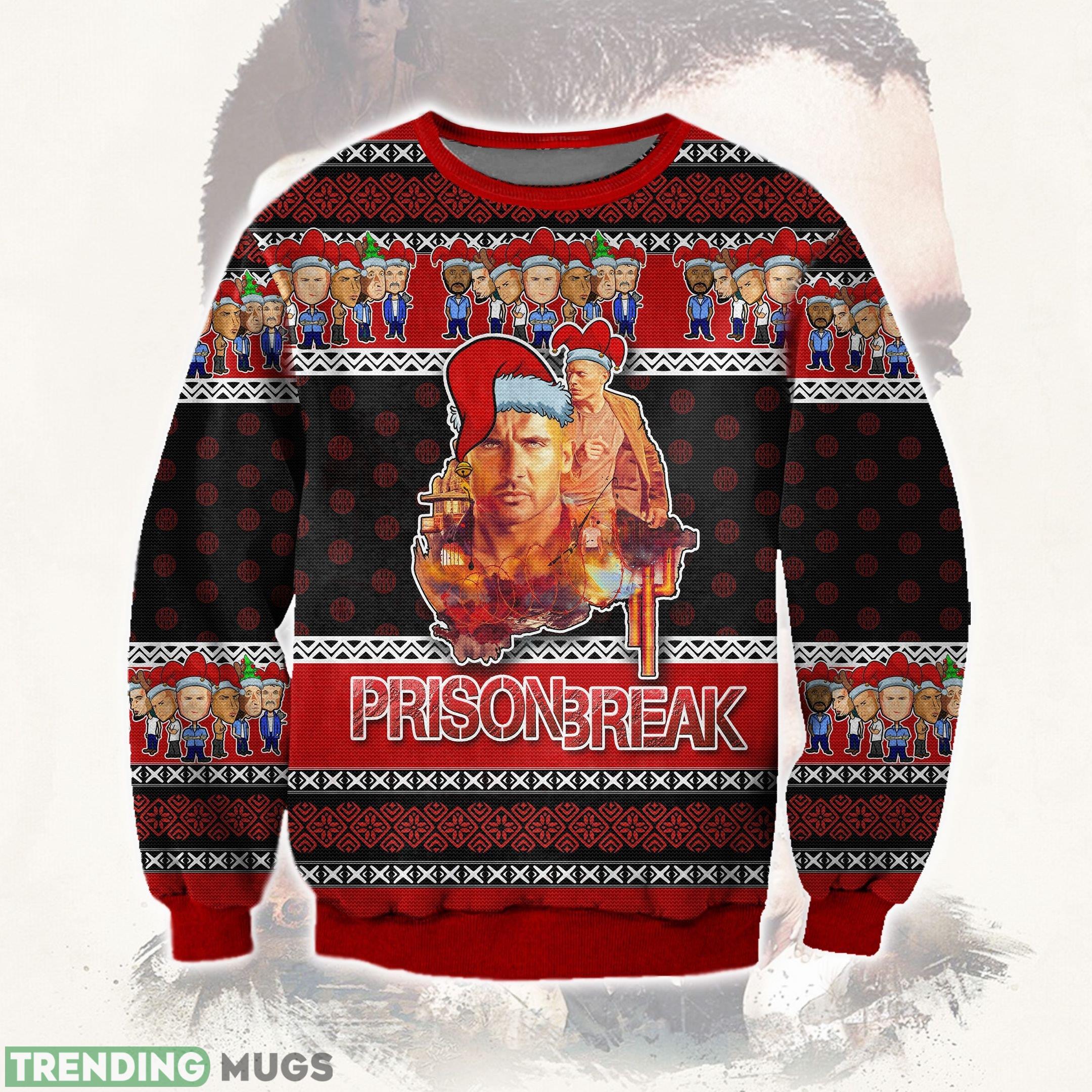 Prison Break Ugly Christmas Sweater Perfect Holiday Gift - Prison Break Ugly Christmas Sweater Perfect Holiday Gift_1 Prison Break Ugly Christmas Sweater Perfect Holiday Gift - Prison Break Ugly Christmas Sweater Perfect Holiday Gift_1