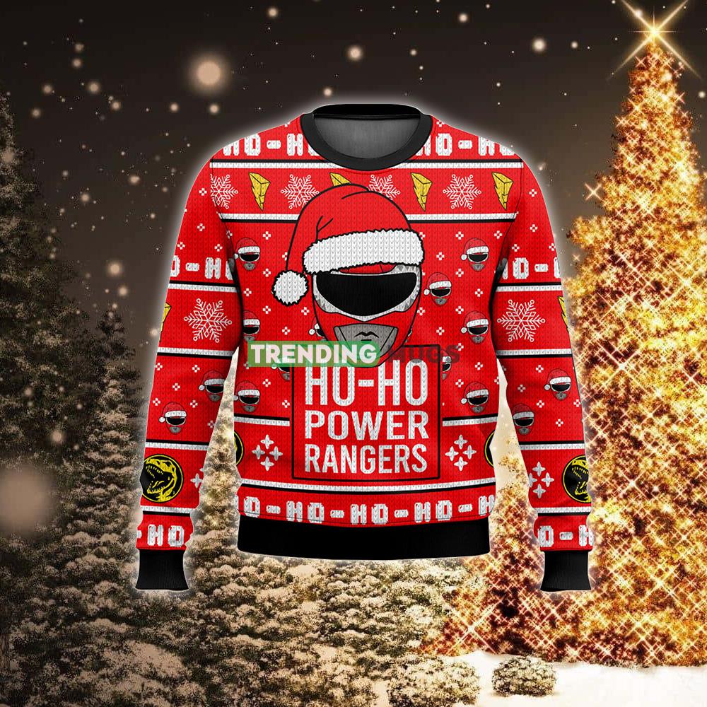 Red Ranger Ho Ho Power Rangers New Style 2023 Ugly Sweater Festive For Christmas 3D Sweater Red Ranger Ho Ho Power Rangers New Style 2023 Ugly Sweater Festive For Christmas 3D Sweater