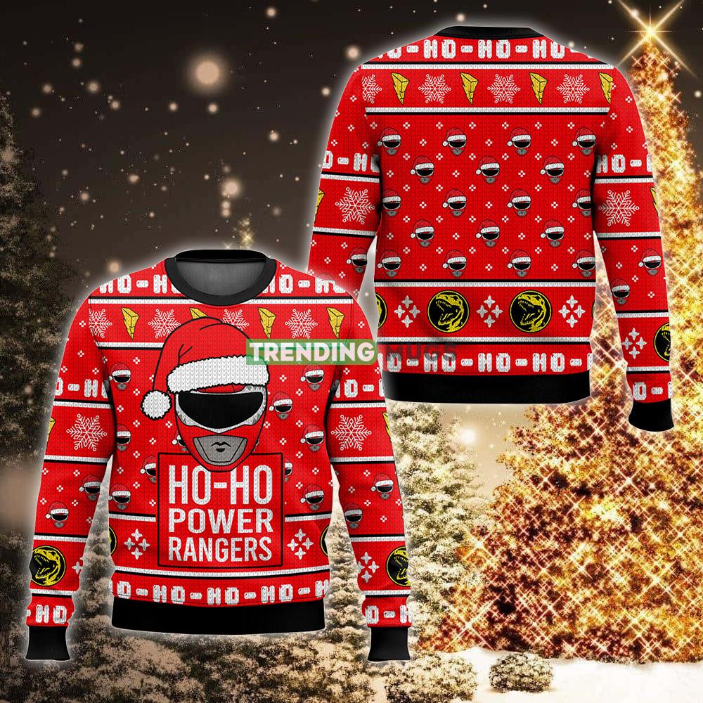 Red Ranger Ho-Ho Power Rangers New Style 2023 Ugly Sweater Festive For Christmas - Red Ranger Ho-Ho Power Rangers Ugly Christmas Sweater For Men And Women Photo 1 Red Ranger Ho-Ho Power Rangers New Style 2023 Ugly Sweater Festive For Christmas - Red Ranger Ho-Ho Power Rangers Ugly Christmas Sweater For Men And Women Photo 1