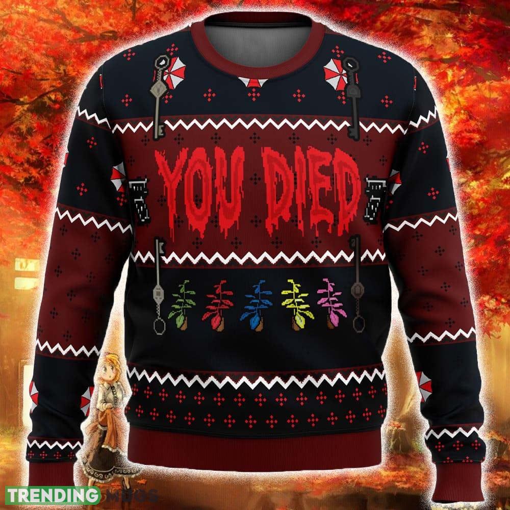 Resident Evil You Died Ugly Christmas Sweater Funny Gift For Men And Women Fans - Resident Evil You Died Ugly Christmas Sweater Funny Gift For Men And Women Fans Resident Evil You Died Ugly Christmas Sweater Funny Gift For Men And Women Fans - Resident Evil You Died Ugly Christmas Sweater Funny Gift For Men And Women Fans