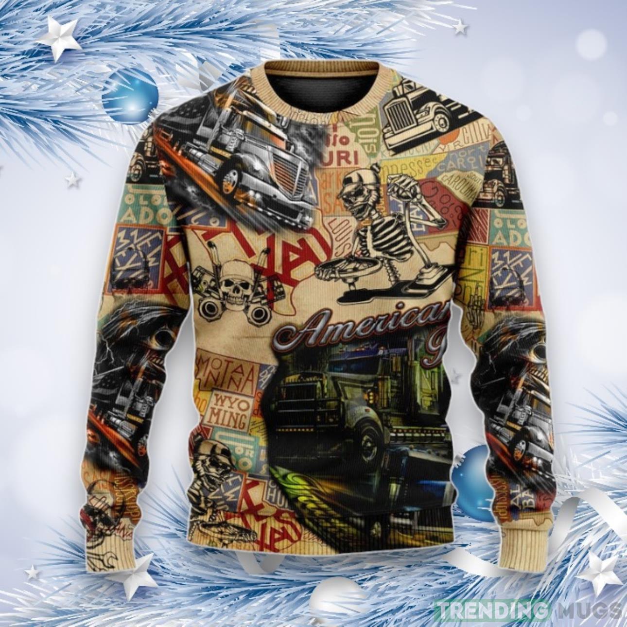 Retro Dear Santa Heres Your Truck Ugly Christmas Sweater For Men & Women Product Photo 1 Retro Dear Santa Heres Your Truck Ugly Christmas Sweater For Men & Women Product Photo 1