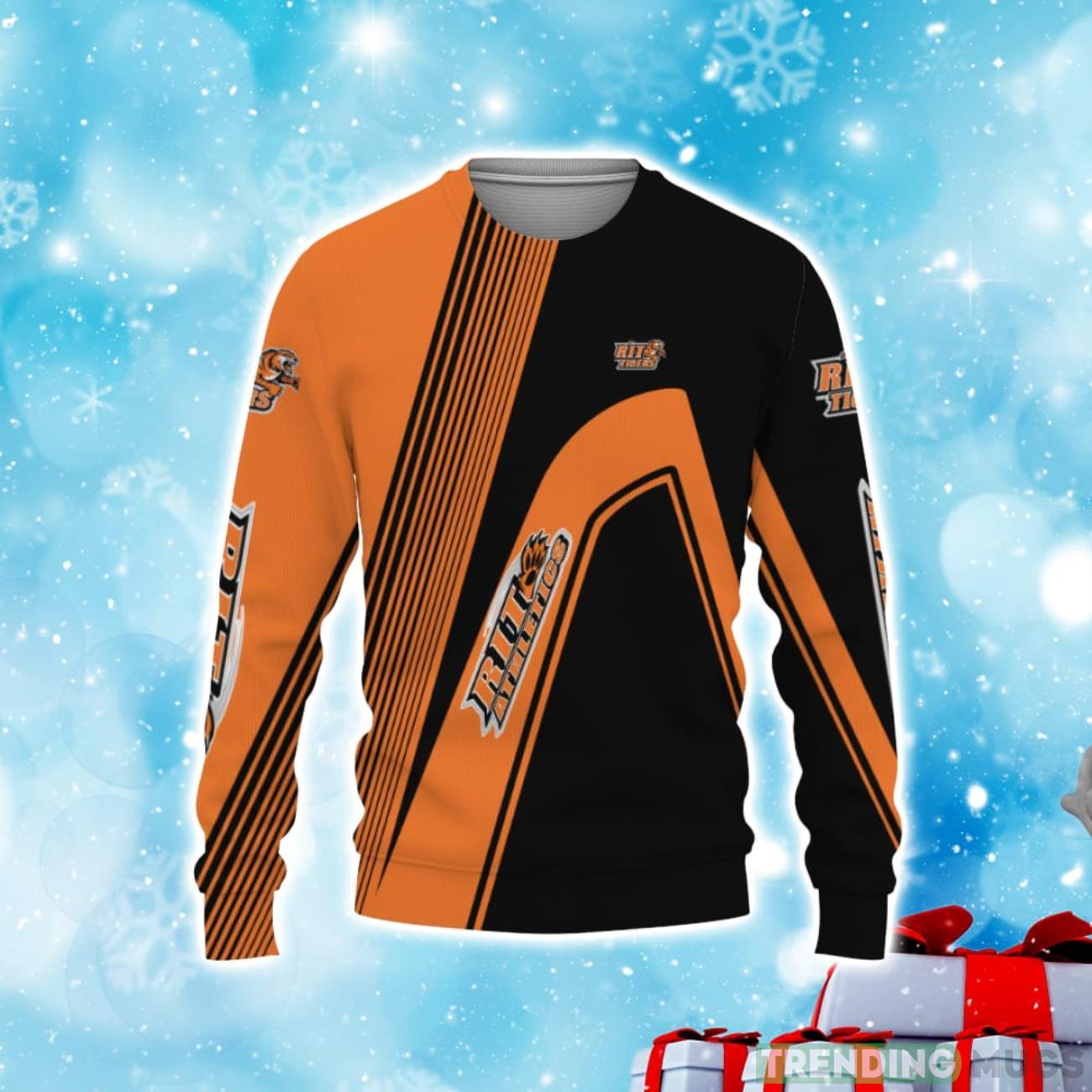 RIT Tigers American Champion Team Gift For Fan Unisex Christmas Sweater Product Photo 1 RIT Tigers American Champion Team Gift For Fan Unisex Christmas Sweater Product Photo 1