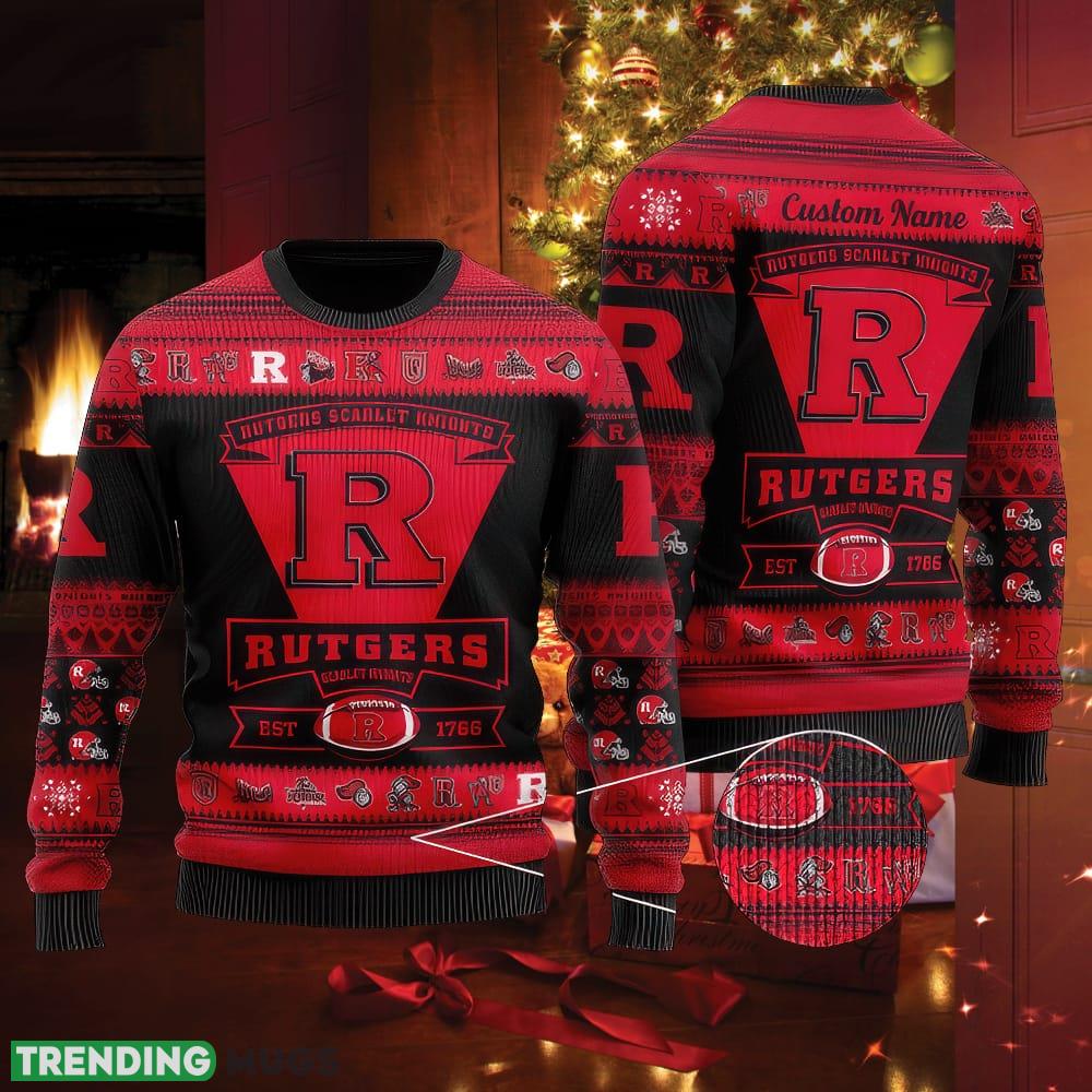 RutgSan Francisco 49ers Scarlet Knights Football Team Logo Ugly Christmas 3D Sweater Celebrate Custom Name - RutgSan Francisco 49ers Scarlet Knights Football Team Logo Ugly Christmas 3D Sweater Celebrate Custom Name RutgSan Francisco 49ers Scarlet Knights Football Team Logo Ugly Christmas 3D Sweater Celebrate Custom Name - RutgSan Francisco 49ers Scarlet Knights Football Team Logo Ugly Christmas 3D Sweater Celebrate Custom Name