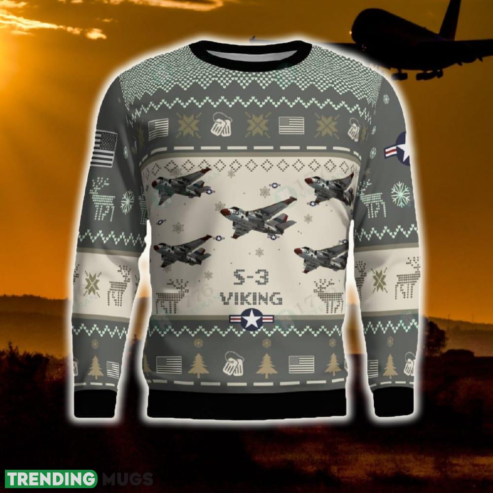 S-3 Viking S3 Combat Aircraft Ugly Sweater Gift For Men And Women Gift Veteran Christmas - S-3 Viking S3 Combat Aircraft Ugly Sweater 2 S-3 Viking S3 Combat Aircraft Ugly Sweater Gift For Men And Women Gift Veteran Christmas - S-3 Viking S3 Combat Aircraft Ugly Sweater 2