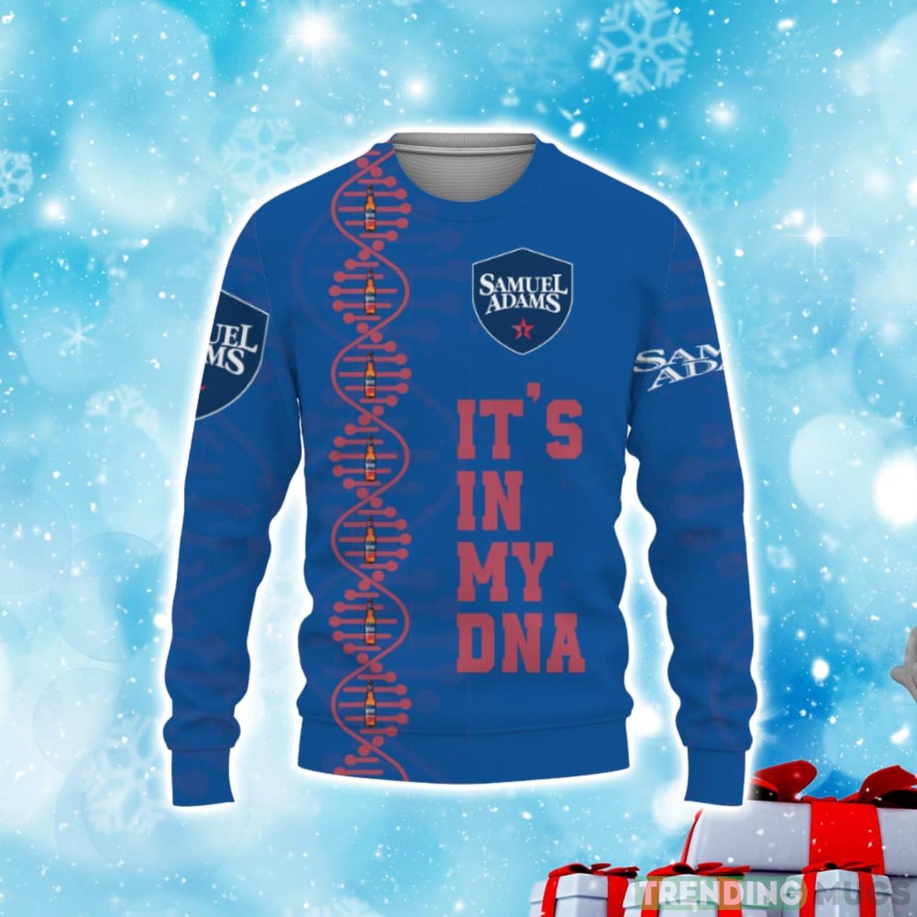 Samuel Adams Beers It’s In My DNA Christmas Sweater Product Photo 1 Samuel Adams Beers It’s In My DNA Christmas Sweater Product Photo 1