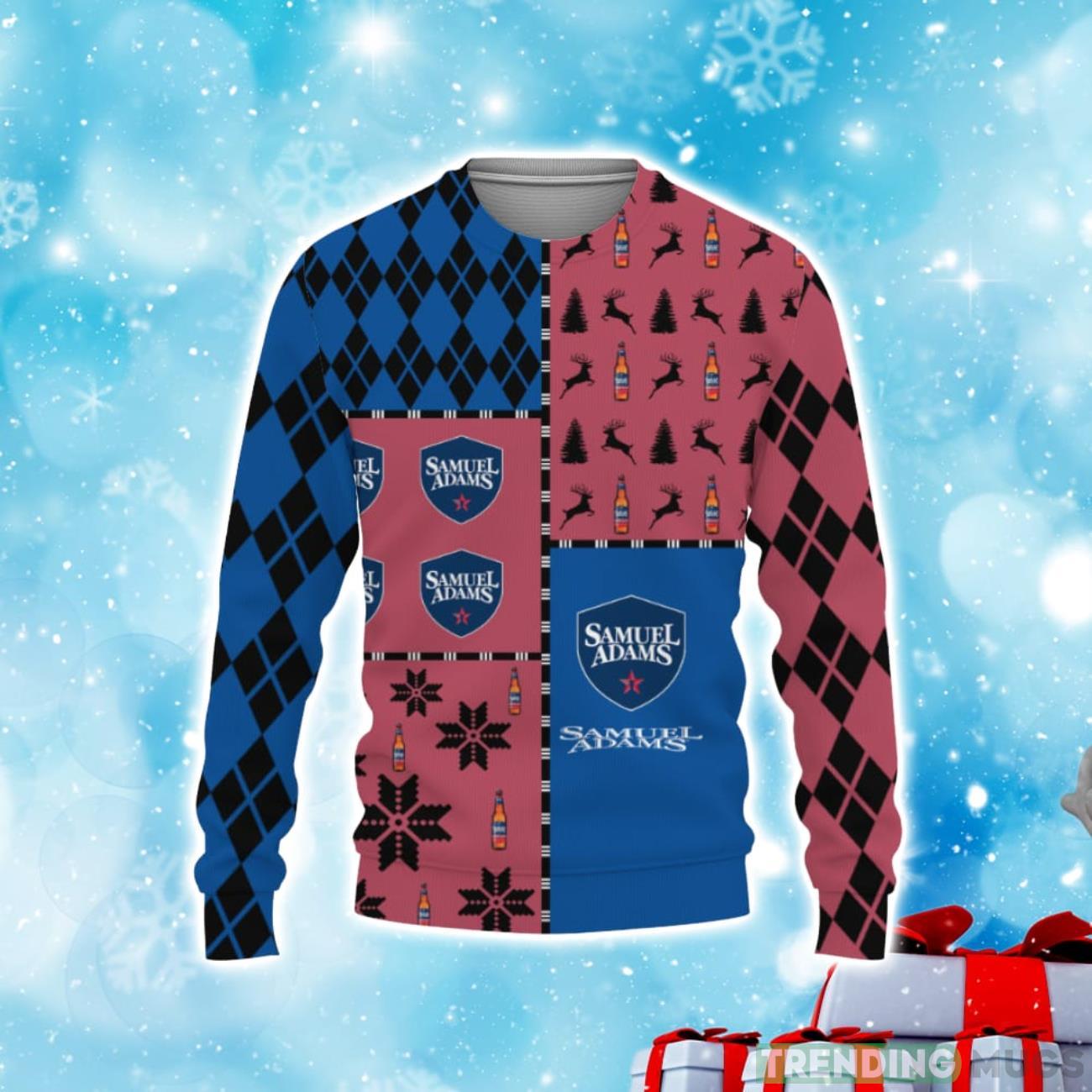 Samuel Adams Beers Merry Christmas Whiskey And Beers Christmas Sweater Product Photo 1 Samuel Adams Beers Merry Christmas Whiskey And Beers Christmas Sweater Product Photo 1