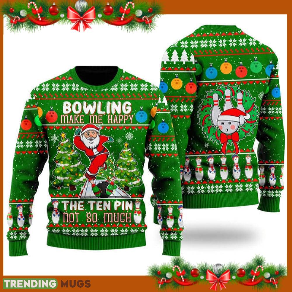 Santa Bowling Go Strike Ugly Christmas Sweater Bells New Gift For Men And Women Family Holidays - Santa Bowling Go Strike Ugly Christmas Sweater Bells New Gift For Men And Women Family Holidays Santa Bowling Go Strike Ugly Christmas Sweater Bells New Gift For Men And Women Family Holidays - Santa Bowling Go Strike Ugly Christmas Sweater Bells New Gift For Men And Women Family Holidays