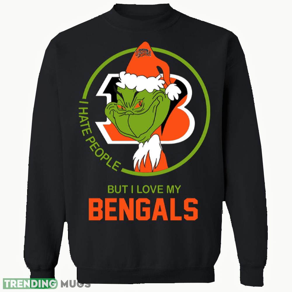 santa grinch i hate people but i love my bengals sweatshirt, t shirt gift funny christmas - santa grinch i hate people but i love my bengals sweatshirt, t shirt gift funny christmas santa grinch i hate people but i love my bengals sweatshirt, t shirt gift funny christmas - santa grinch i hate people but i love my bengals sweatshirt, t shirt gift funny christmas
