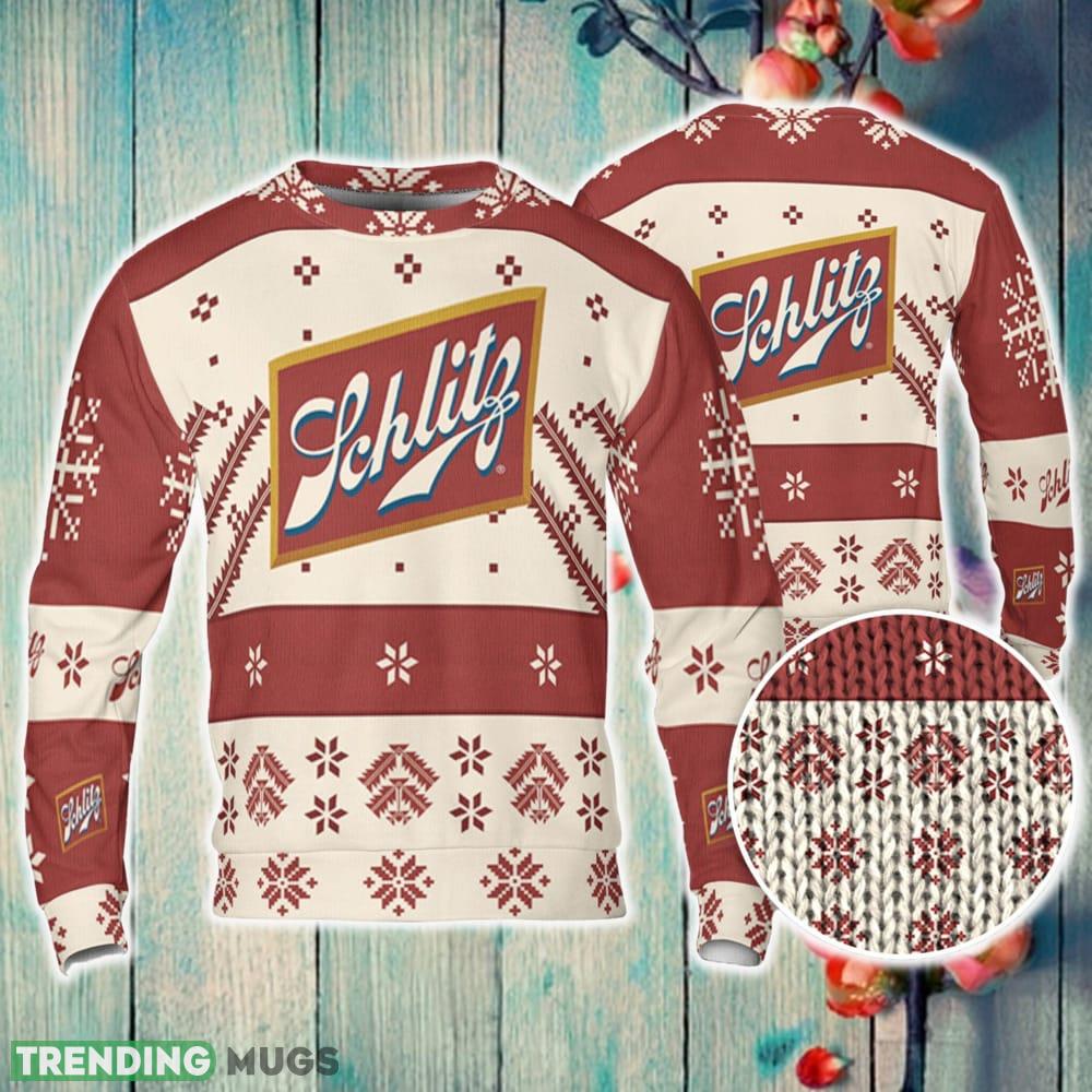 Schlitz Ugly Sweater Snowflakes Beer Loves ugly Gift Christmas Sweater - Schlitz Ugly Sweater Snowflakes Beer Loves ugly Gift Christmas Sweater Schlitz Ugly Sweater Snowflakes Beer Loves ugly Gift Christmas Sweater - Schlitz Ugly Sweater Snowflakes Beer Loves ugly Gift Christmas Sweater
