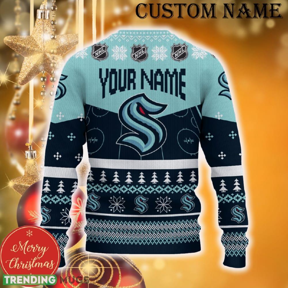 Seattle Kraken Funny Ugly Christmas Sweater Angry For Men And Women Custom Name Gift Fans 3D Sweater Seattle Kraken Funny Ugly Christmas Sweater Angry For Men And Women Custom Name Gift Fans 3D Sweater