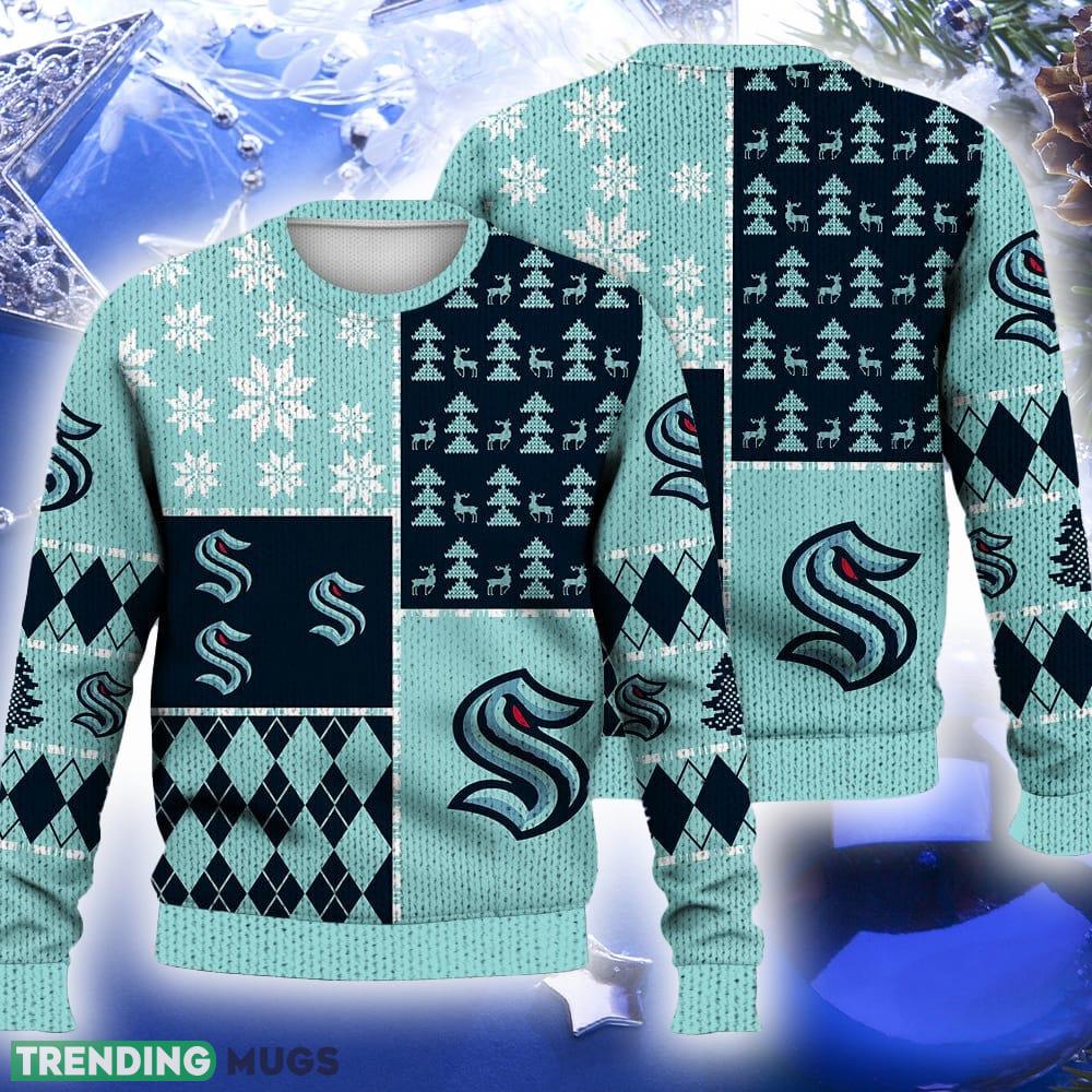 Seattle Kraken Ugly Christmas Sweater Ice Hockey NHL Fans Gift For Men And Women - Seattle Kraken Ugly Christmas Sweater Ice Hockey NHL Fans Gift For Men And Women Seattle Kraken Ugly Christmas Sweater Ice Hockey NHL Fans Gift For Men And Women - Seattle Kraken Ugly Christmas Sweater Ice Hockey NHL Fans Gift For Men And Women