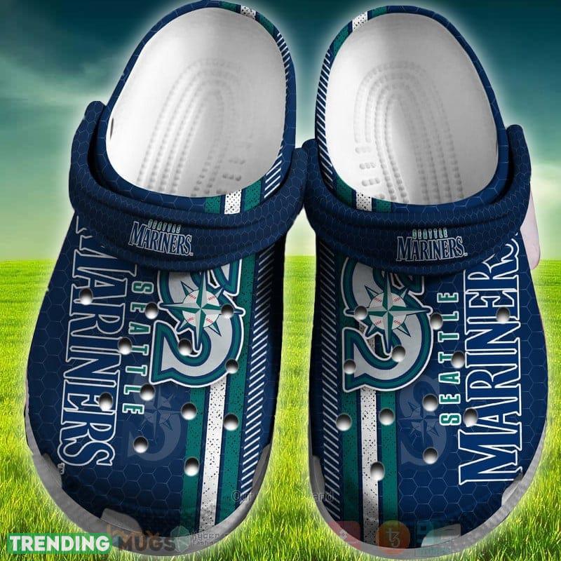 Seattle Mariners Big Logo design Clogs Shoes For Men And Women - Seattle Mariners Big Logo design Clogs Shoes For Men And Women Seattle Mariners Big Logo design Clogs Shoes For Men And Women - Seattle Mariners Big Logo design Clogs Shoes For Men And Women