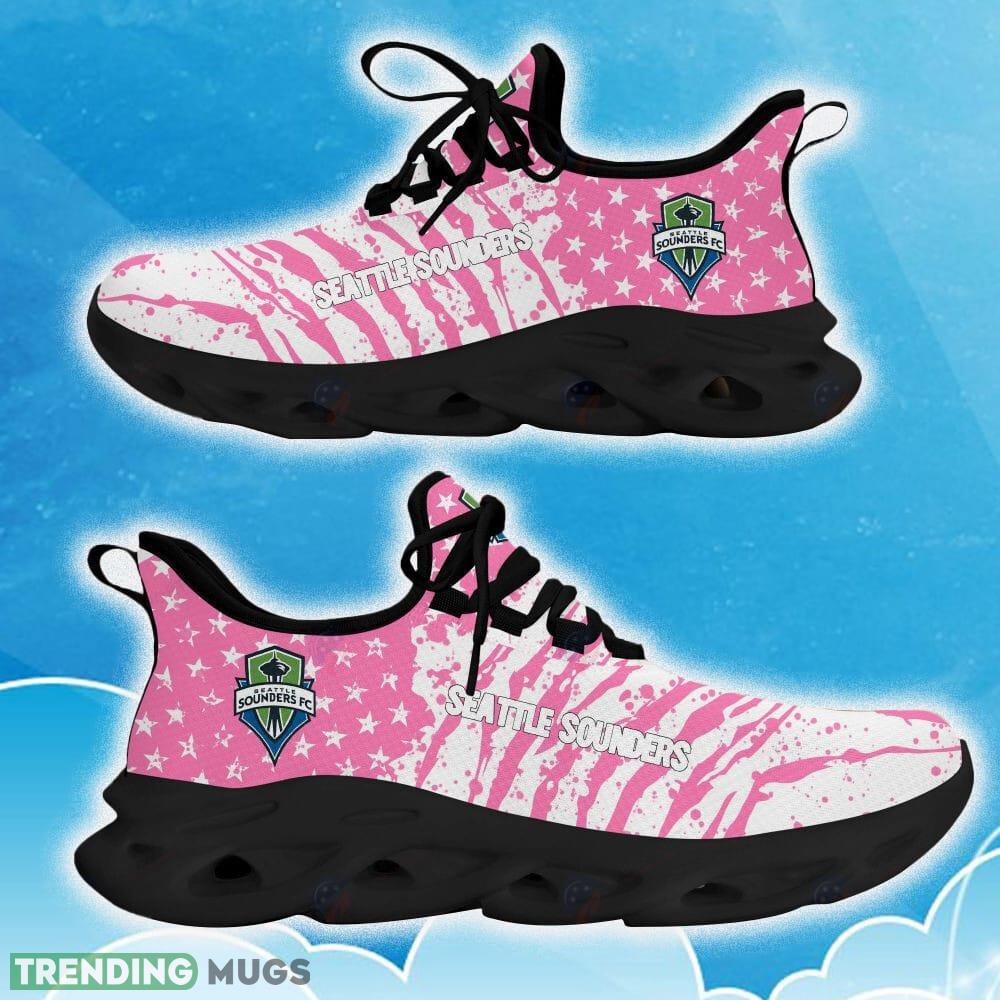 Seattle Sounders Pink New Chunky Shoes Camo Logo Printed For Men And Women Gift Fans Max Soul Sneakers - Seattle Sounders Clunky Sneakers Photo 10 Seattle Sounders Pink New Chunky Shoes Camo Logo Printed For Men And Women Gift Fans Max Soul Sneakers - Seattle Sounders Clunky Sneakers Photo 10