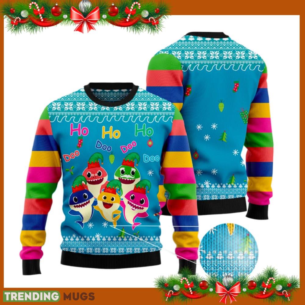 Shark Doo Doo Doo Ugly Christmas Sweater Funny Gift For Men And Women Family Holidays - Shark Doo Doo Doo Ugly Christmas Sweater Funny Gift For Men And Women Family Holidays