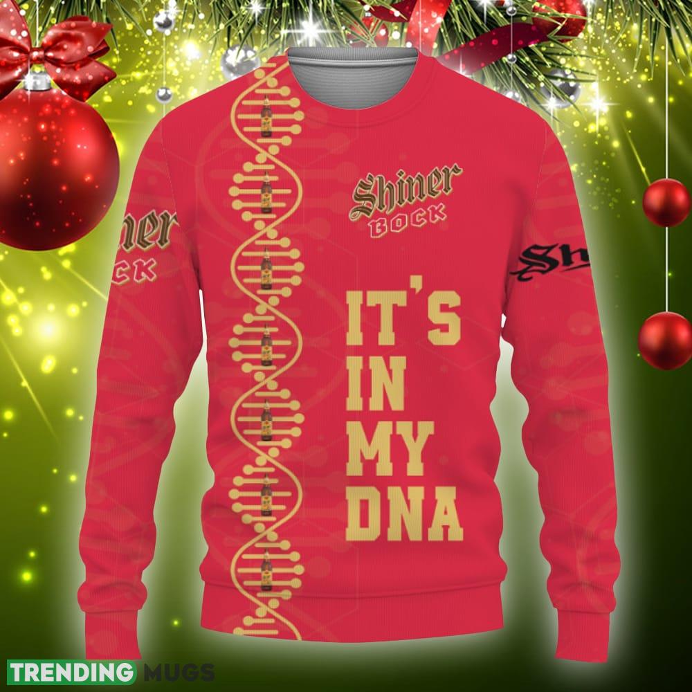 Shiner Bock Beers It's In My DNA Ugly Christmas Sweater Gift Holidays 3D Sweater Shiner Bock Beers It's In My DNA Ugly Christmas Sweater Gift Holidays - Shiner Bock Beers It's In My DNA-3D Sweatshirt_3