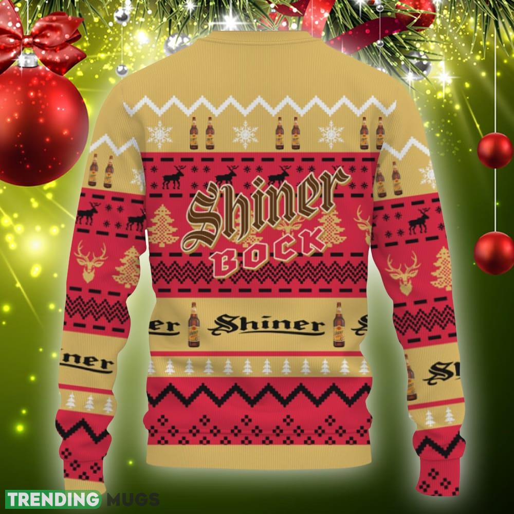 Shiner Bock Beers Shirts Beer Vintage Logo Knitted Christmas Sweater Gift Holidays 3D Sweater Shiner Bock Beers Shirts Beer Vintage Logo Knitted Christmas Sweater Gift Holidays 3D Sweater