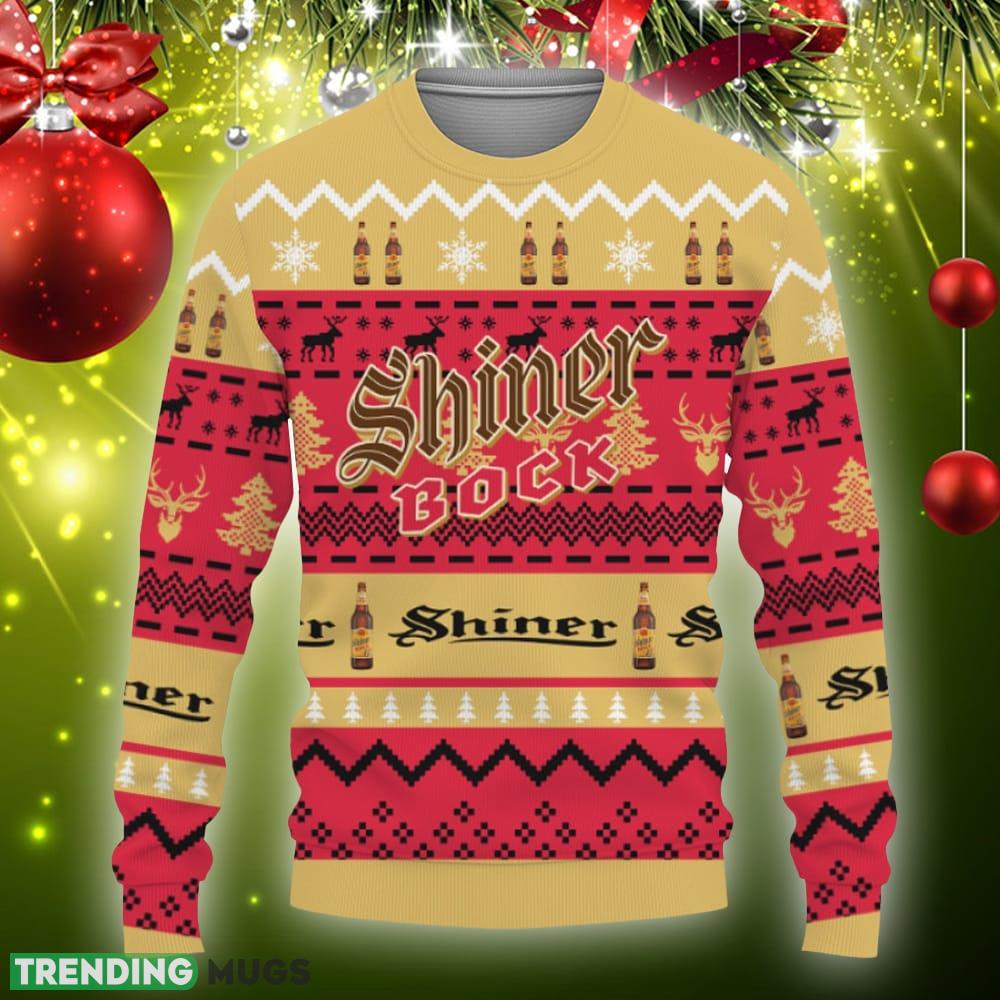 Shiner Bock Beers Shirts Beer Vintage Logo Knitted Christmas Sweater Gift Holidays - Shiner Bock Beers Shirts Beer Vintage Logo-3D Sweatshirt_3 Shiner Bock Beers Shirts Beer Vintage Logo Knitted Christmas Sweater Gift Holidays - Shiner Bock Beers Shirts Beer Vintage Logo-3D Sweatshirt_3