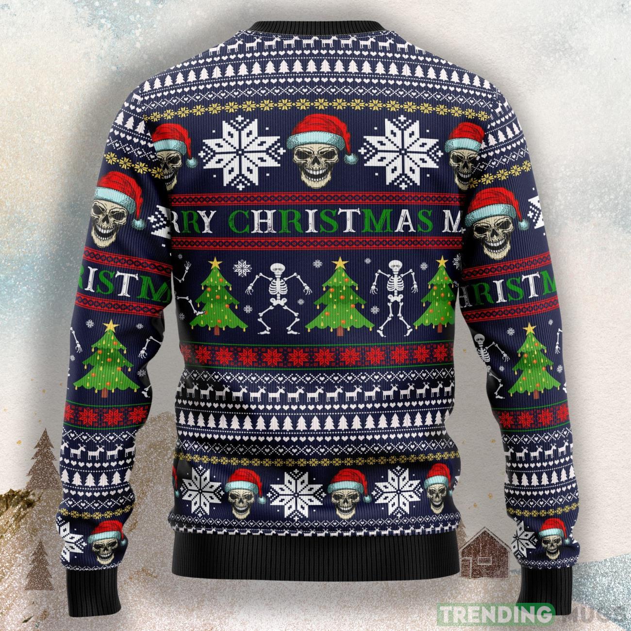 Skull Christmas Ugly Christmas Sweater For Men & Women 3D Sweater Skull Christmas Ugly Christmas Sweater For Men & Women 3D Sweater