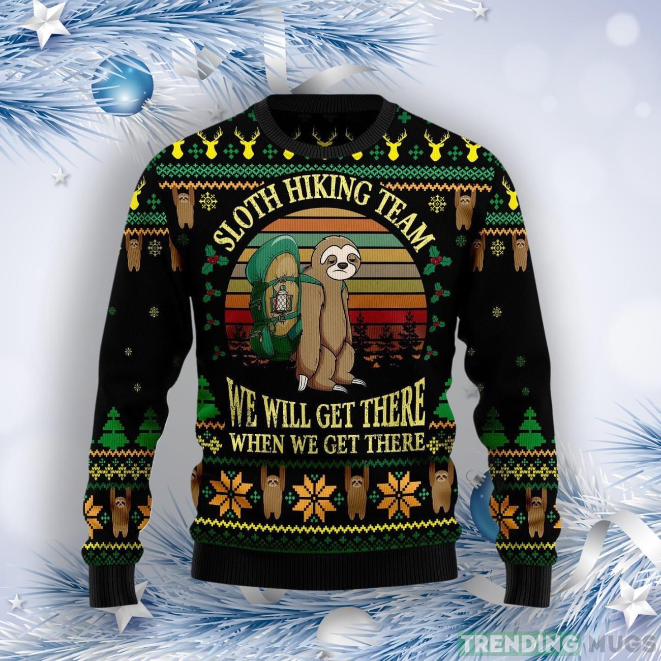 Sloth Team Holiday Ugly Christmas Sweater Product Photo 1 Sloth Team Holiday Ugly Christmas Sweater Product Photo 1