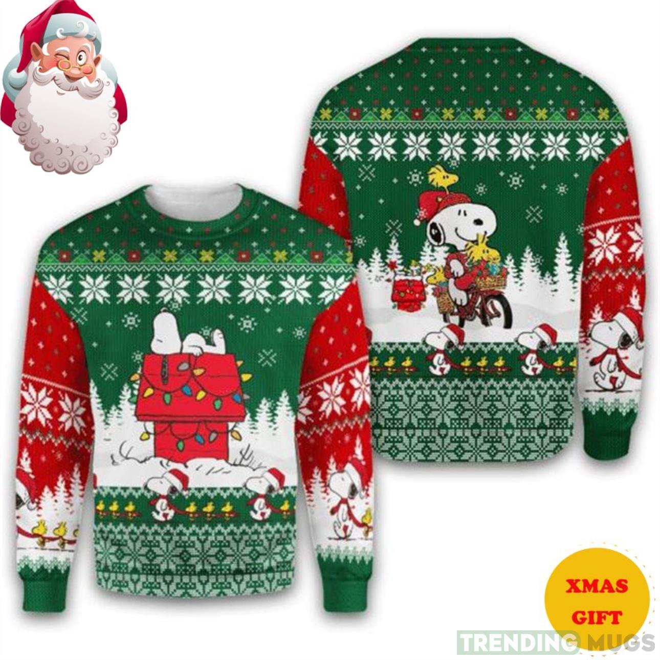 Snoopy Christmas AOP Sweater Product Photo 1 Snoopy Christmas AOP Sweater Product Photo 1