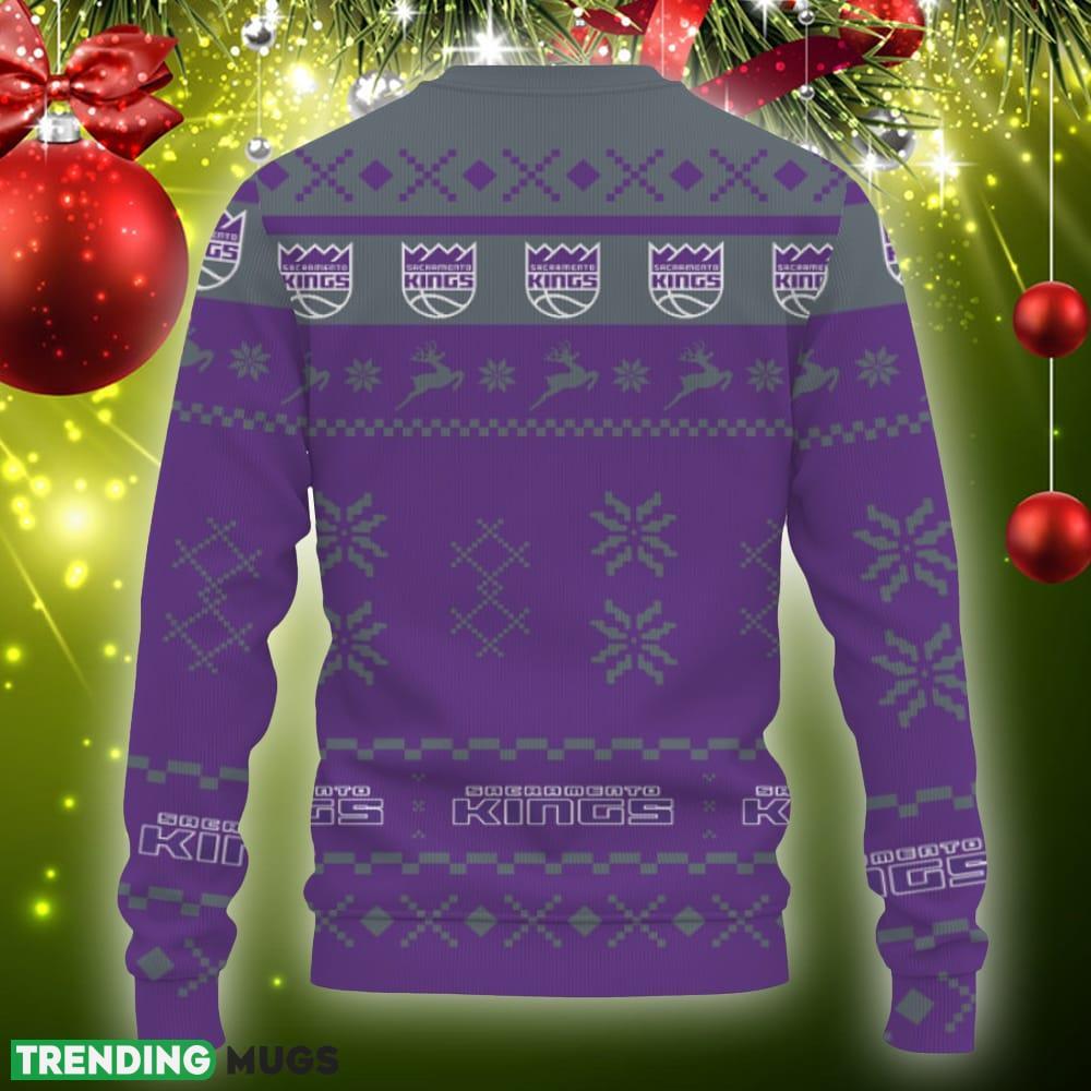 Snow Santa Pattern Logo Sacramento Kings Christmas Tree Ugly Christmas Sweater Gift Holidays 3D Sweater Snow Santa Pattern Logo Sacramento Kings Christmas Tree Ugly Christmas Sweater Gift Holidays 3D Sweater